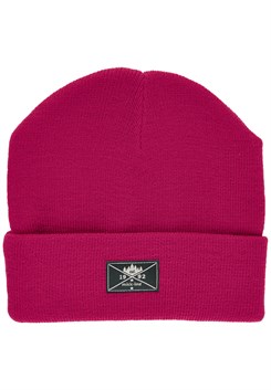 Mikk-Line Plain knit hat - Fuchsia Red